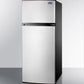 Summit FF1159SS Energy Star Qualified Ada Compliant Refrigerator-Freezer In Stainless Steel With Frost-Free Operation