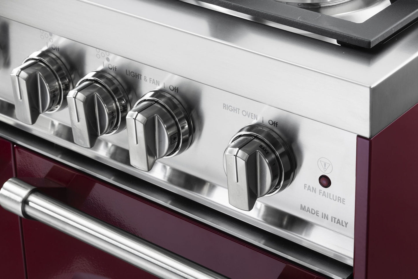 Verona VPFSGG365DBU Burgundy 36" Gas Double Oven Range - Prestige Series