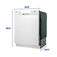 Element Appliance ENB6632PEBW Element 24 Front Control Built-In Dishwasher - White (Enb6632Pebw)