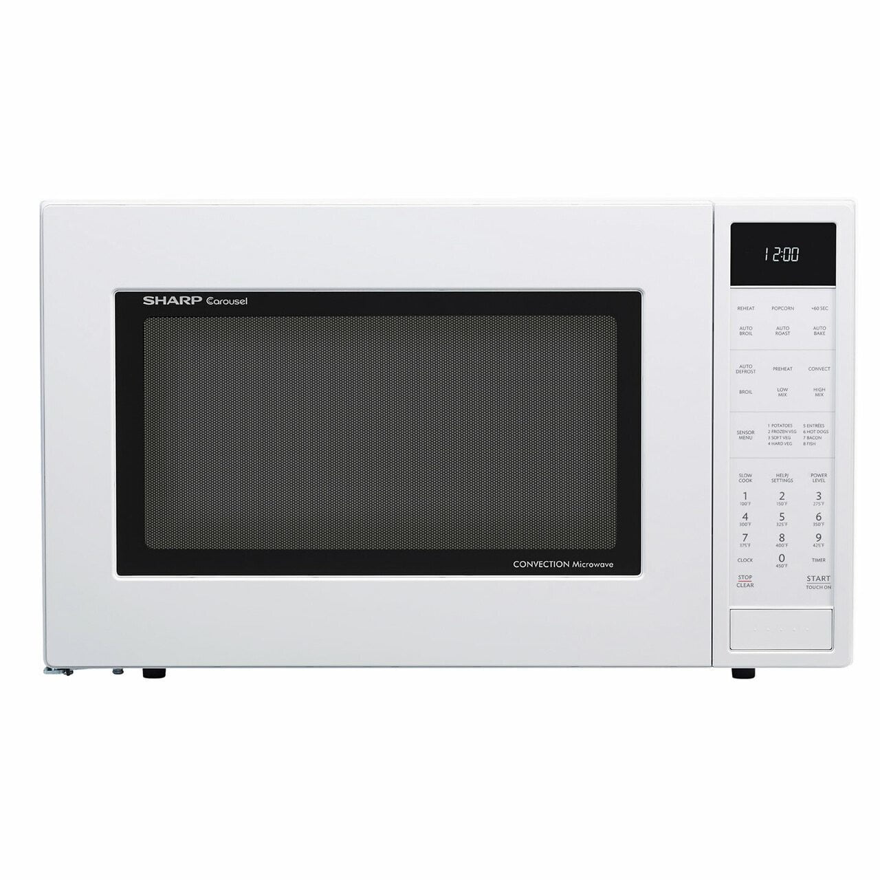 Sharp SMC1585BW 1.5 Cu. Ft. 900W Sharp White Carousel Convection + Microwave Oven