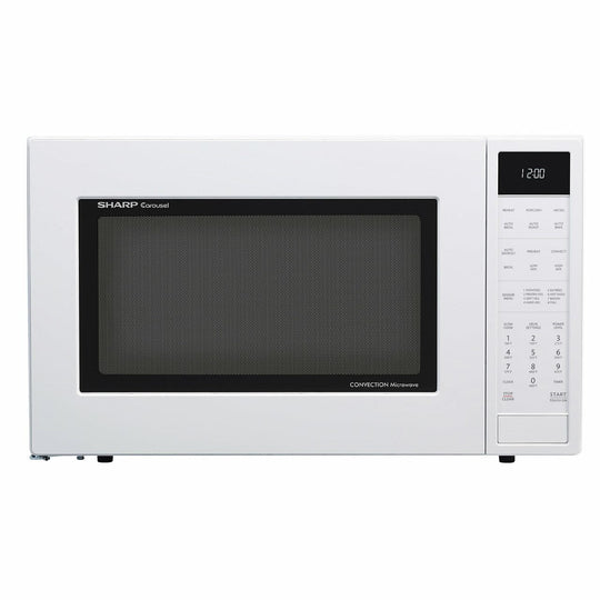 Sharp SMC1585BW 1.5 Cu. Ft. 900W Sharp White Carousel Convection + Microwave Oven