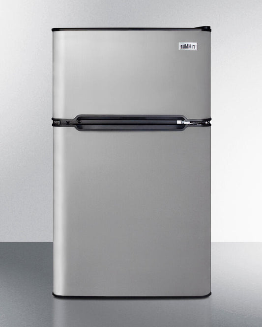 Summit CP34BSS 19" Wide 2-Door Refrigerator-Freezer