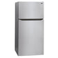 Lg LTCS24223S 24 Cu. Ft. Top Mount Refrigerator