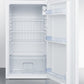 Summit FF471WBIADA Built-In Undercounter All-Refrigerator In White For Use In Ada Compliant Settings