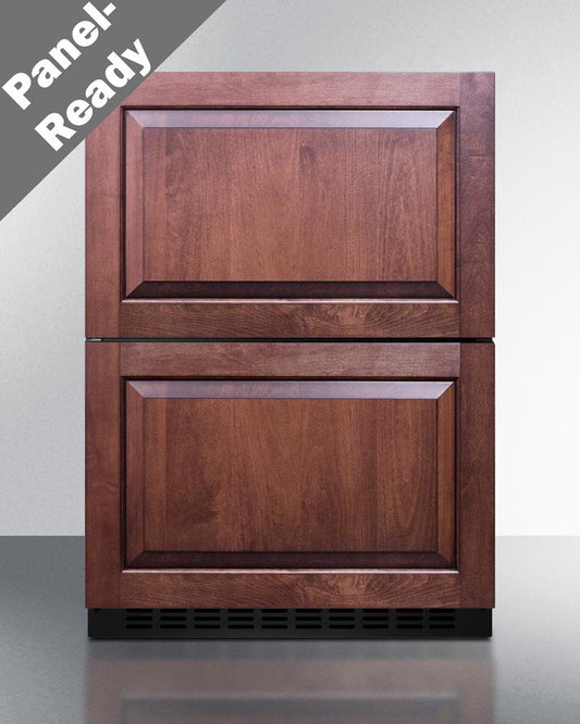 Summit ADFD243PNR 24" Wide 2-Drawer All-Freezer (Panels Not Included)