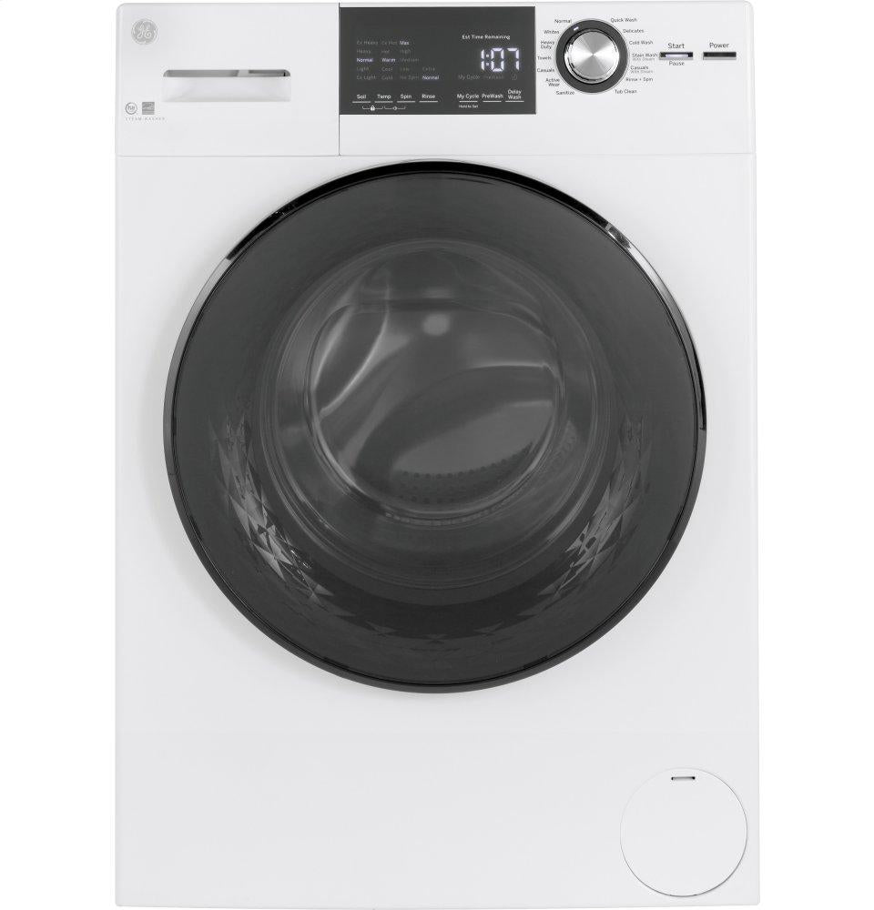 Ge Appliances GFW148SSMWW Ge® 24" 2.4 Cu. Ft. Energy Star® Front Load Washer With Steam
