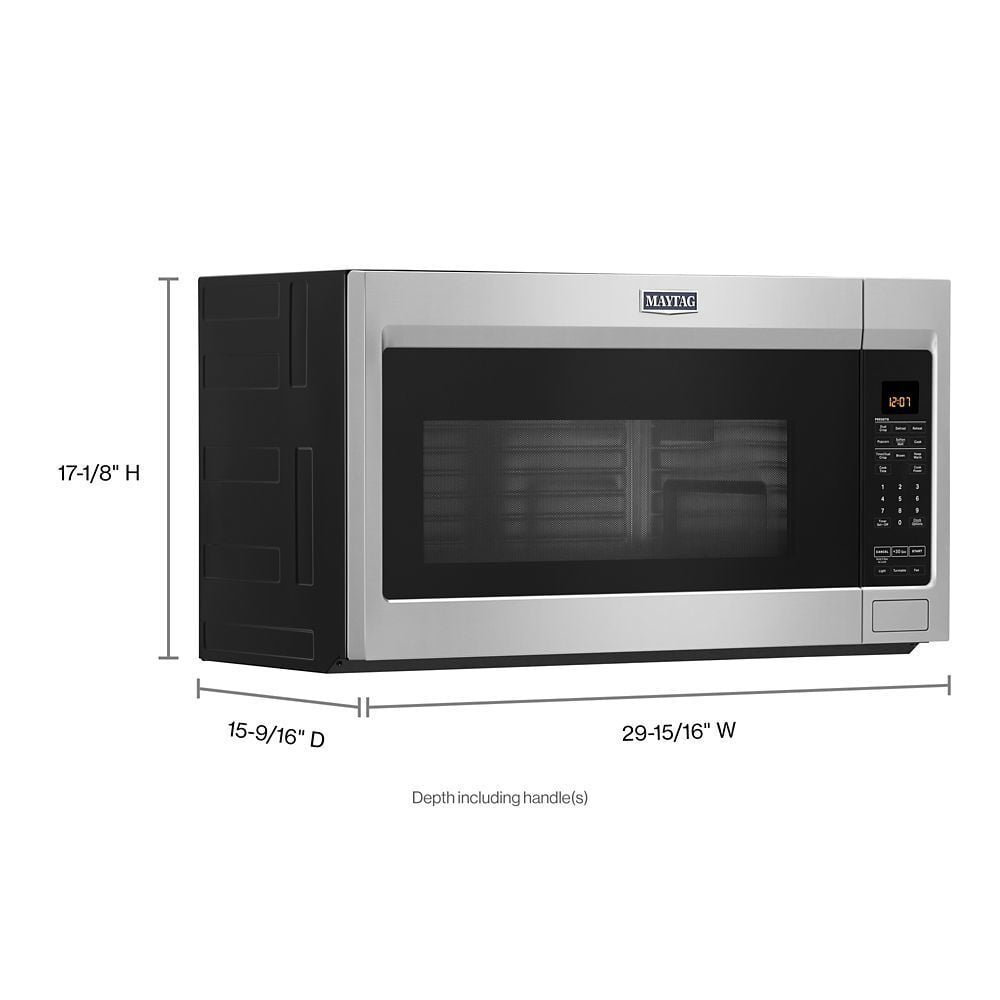 Maytag MMV4207JZ Over-The-Range Microwave With Dual Crisp Feature - 1.9 Cu. Ft.