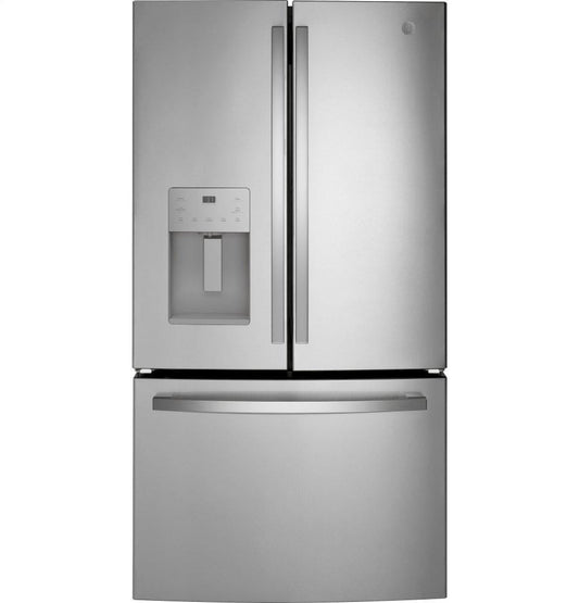 Ge Appliances GFE26JYMFS Ge® Energy Star® 25.6 Cu. Ft. Fingerprint Resistant French-Door Refrigerator
