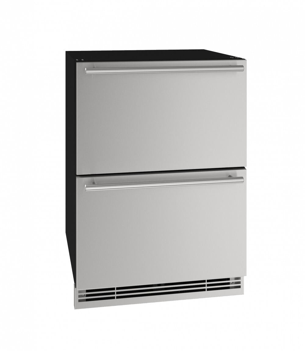 U-Line UHDR124SS61A Hdr124 24" Refrigerator Drawers With Stainless Solid Finish (115V/60 Hz Volts /60 Hz Hz)