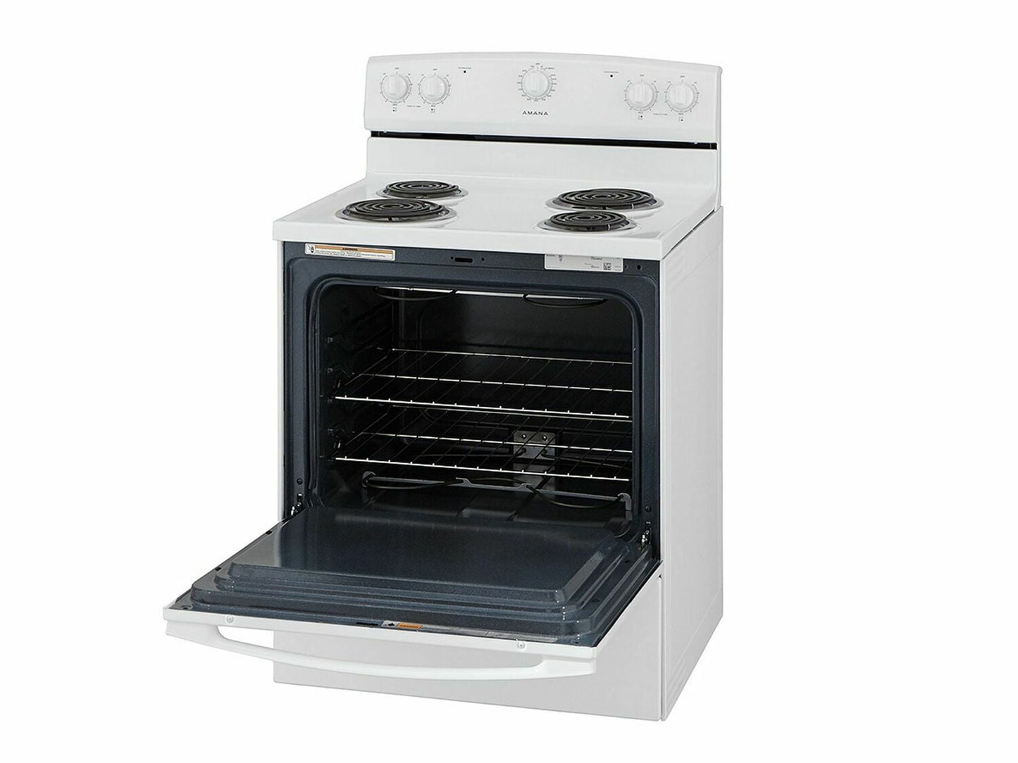Amana ACR2303MFW 30-Inch Electric Range With Warm Hold - White