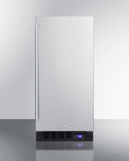 Summit SCFF1533BSS 15" Built-In All-Freezer