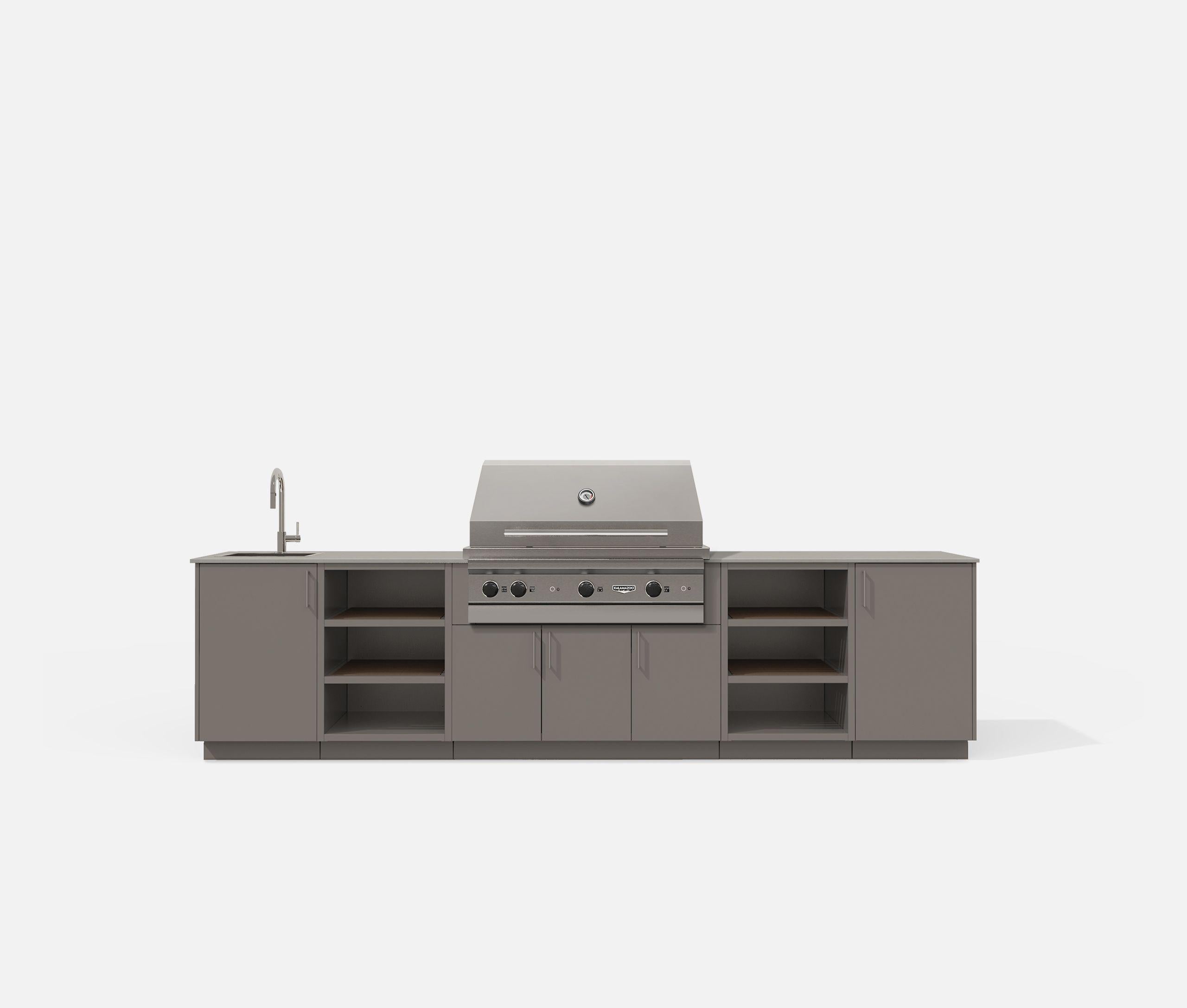 Urban Bonfire CTWILIGHT42CLAY Twilight 42 Outdoor Kitchen (Clay) GRILL SOLD SEPARATELY