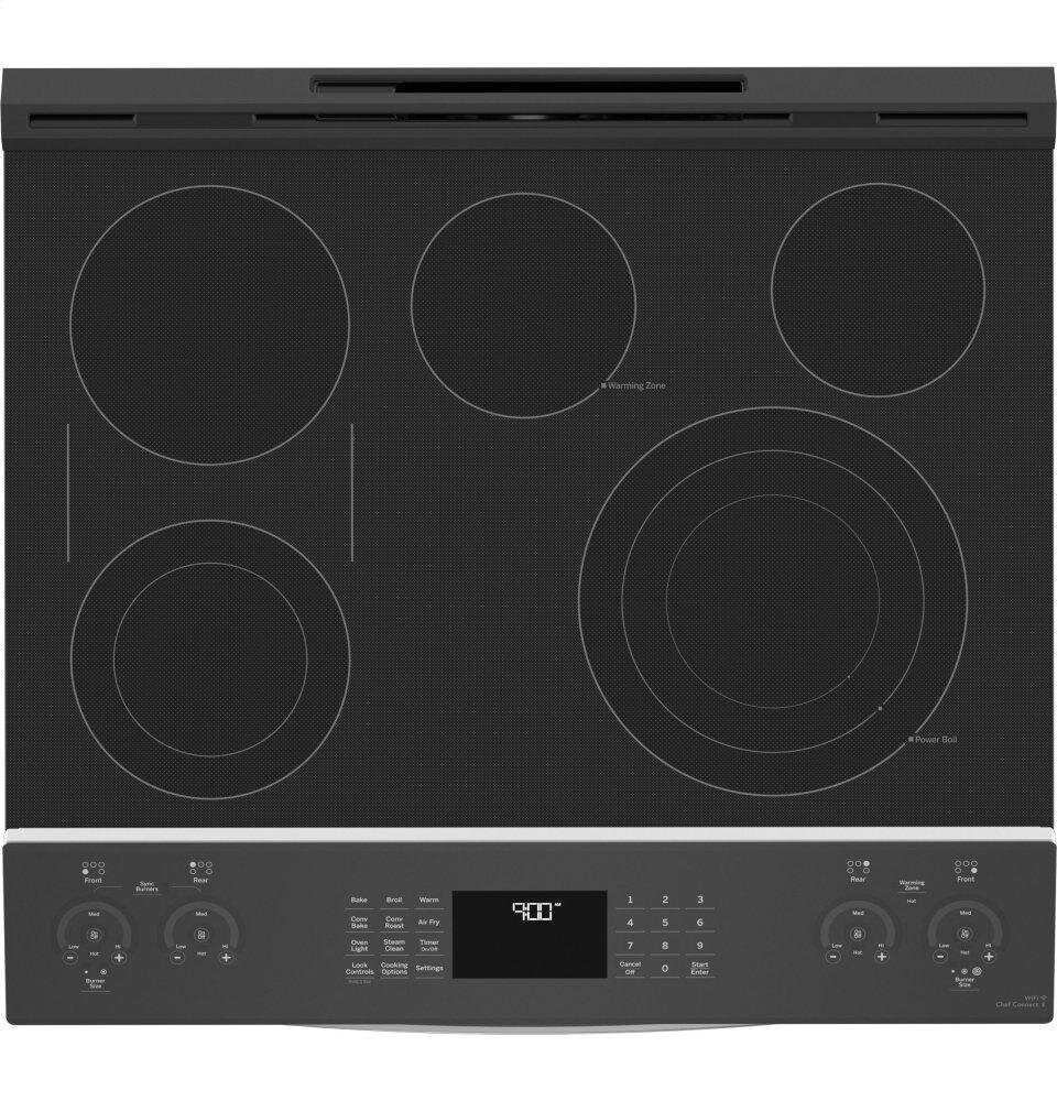 Ge Appliances PSS93YPFS Ge Profile&#8482; 30" Smart Slide-In Electric Convection Fingerprint Resistant Range With No Preheat Air Fry