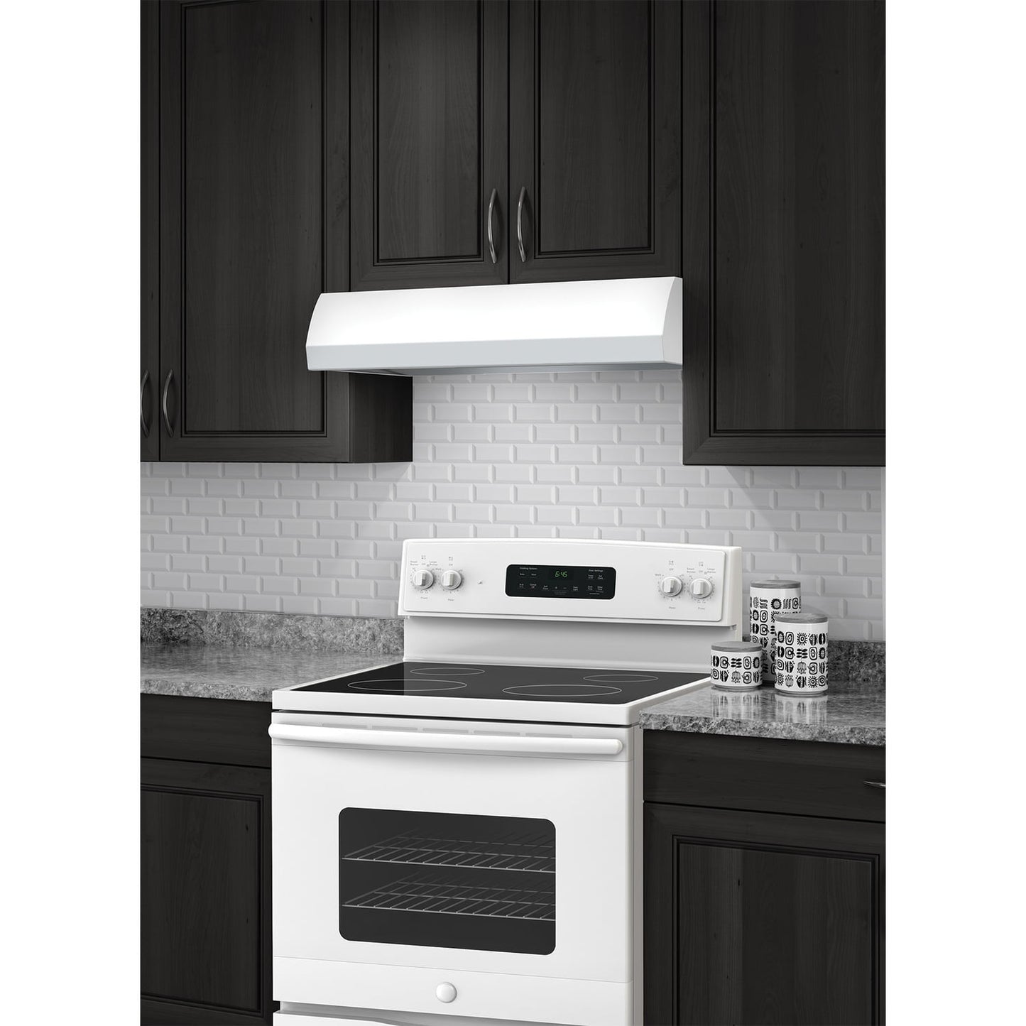 Broan BXT130WW Broan® 30-Inch 4-Way Convertible Under-Cabinet Range Hood, 270 Max Cfm, White