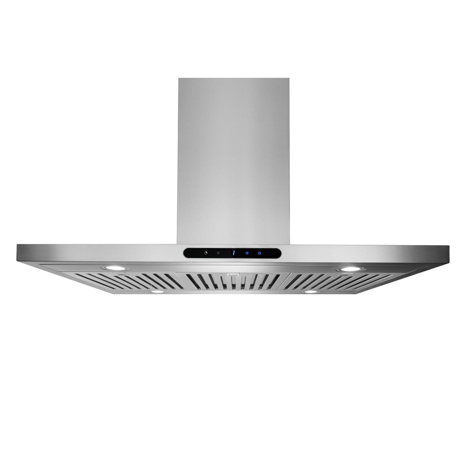 Broan EIT1366SS Broan® Elite 36-Inch T-Style Island Range Hood, 640 Max Blower Cfm, Stainless Steel, W/ Code Ready Technology