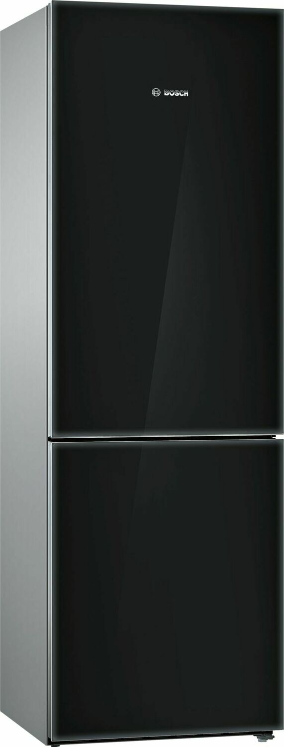 Bosch B10CB80NVB 800 Series, Free-Standing Fridge-Freezer-Black Glass Door