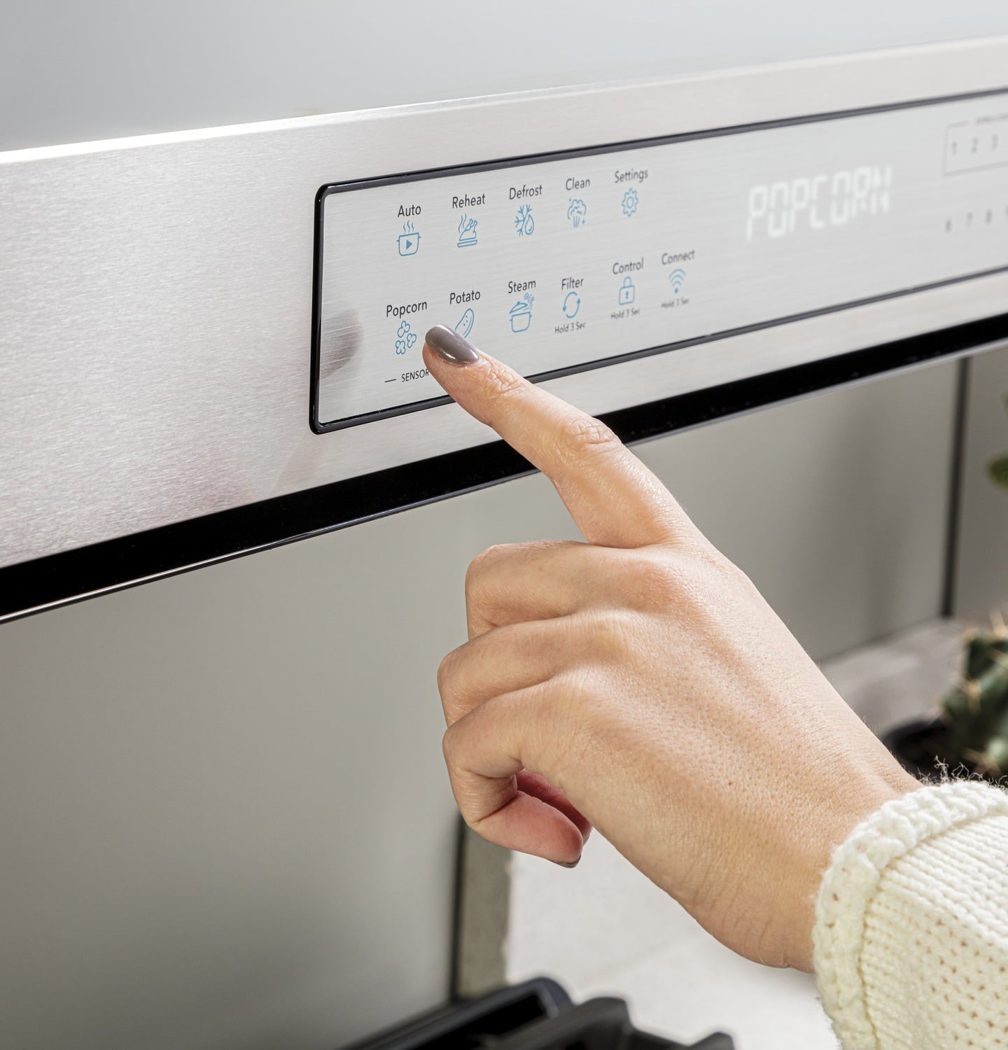 Haier QVM7167RNSS 30" 1.6 Cu. Ft. Smart Over-The-Range Microwave Oven