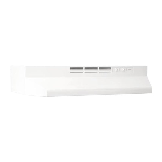 Broan 413001L 30" Ductless Under-Cabinet Range Hood With Light In White