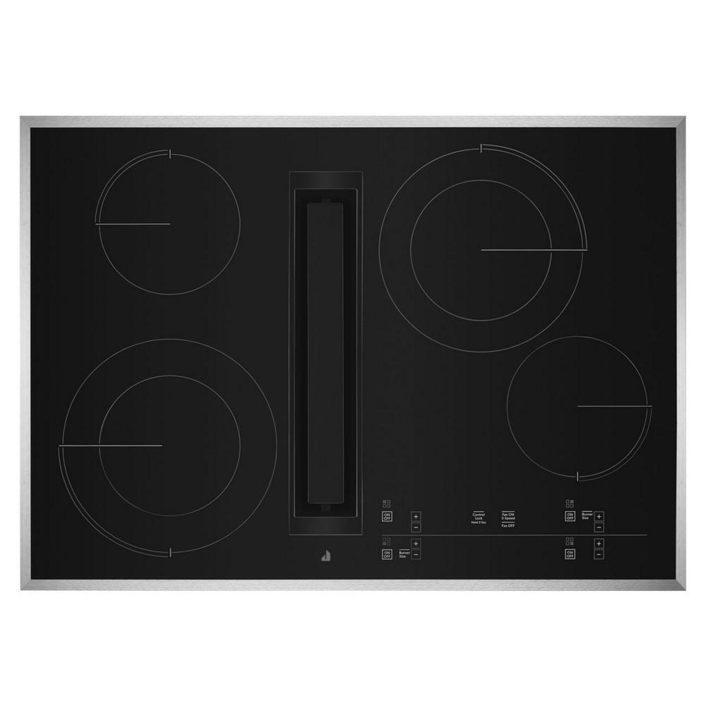 Jennair JED4430KS 30" Lustre Trim Electric Radiant Downdraft Cooktop With Tap Touch Controls