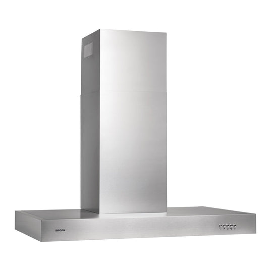 Broan B5330SS Broan® 30-Inch Convertible Wall-Mount Chimney Range Hood, 450 Cfm, Stainless Steel
