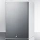 Summit FF31L7BISS Commercial Style Built-In Capable Compact All-Refrigerator In White With Digital Thermostat