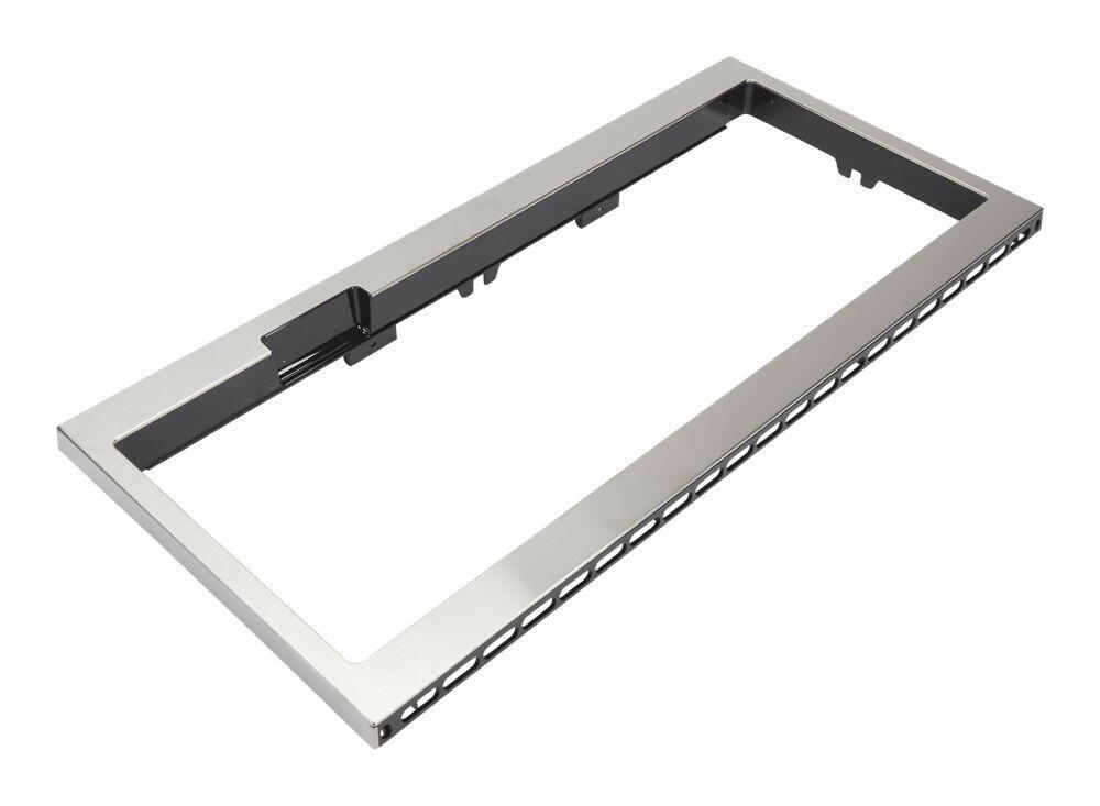 Maytag W11451314 Built-In Low Profile Microwave Slim Trim Kit With Pocket Handle, Stainless Steel