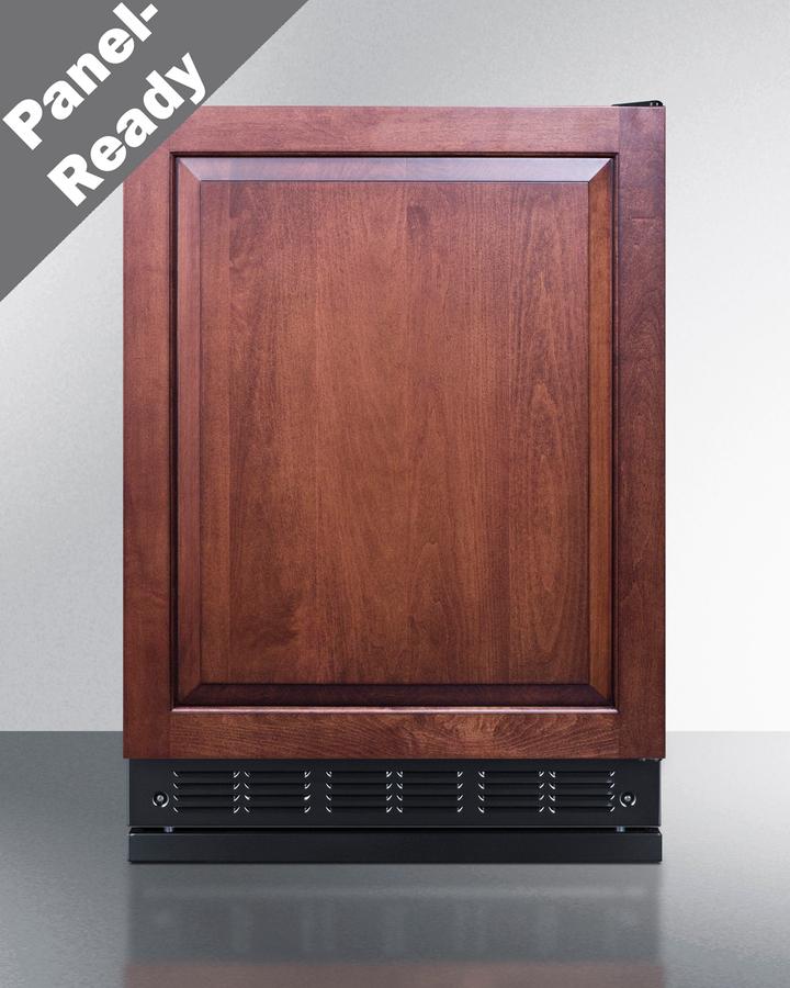 Summit CT66BK2SSRSIF 24" Wide Refrigerator-Freezer (Panel Not Included)