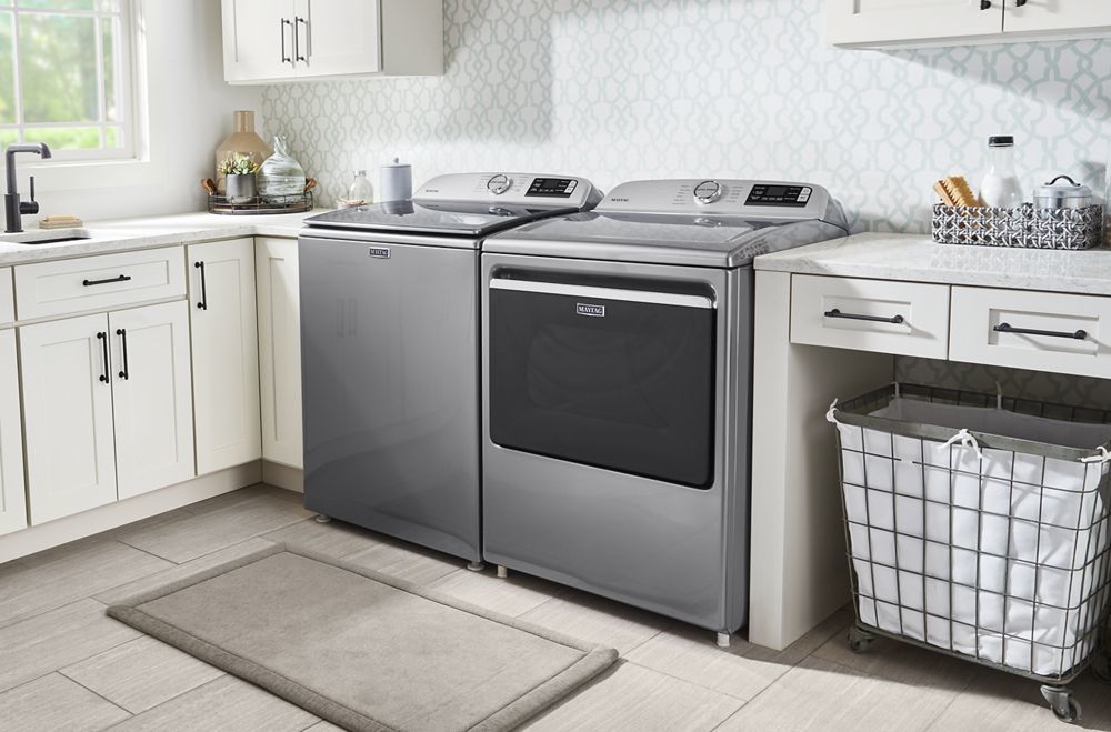 Maytag MED6230HC Smart Capable Top Load Electric Dryer With Extra Power Button - 7.4 Cu. Ft.