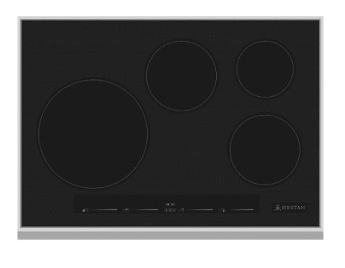 Hestan KIC30BK 30" Induction Cooktop W/ 4 Burners - Black