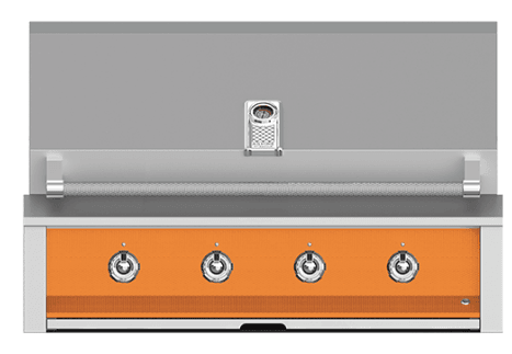 Hestan EAB42LPOR Aspire Series - 42" Liquid Propane Built In Grill W/ U-Burners - Citra / Orange