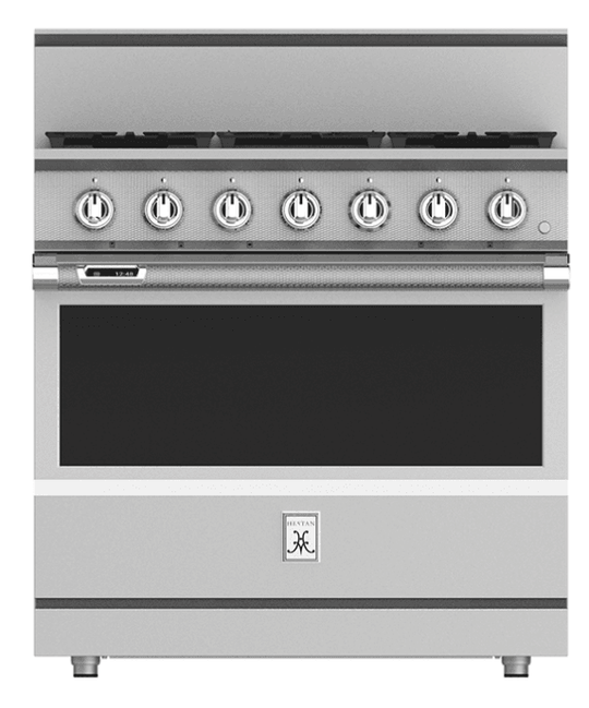 Hestan KRD365NG 36" 5-Burner Dual Fuel Range - Natural Gas - Stainless Steel / Steeletto
