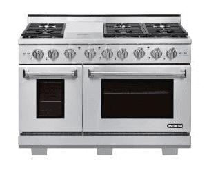 Nxr Ranges AK4807LP Nxr 48" Professional Range With Six Burners, Griddle, Convection Oven, Liquid Propane (Culinary Series)