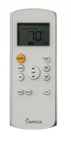 Impecca IPAC12LR 12,000 Btu 3-In-1 Portable Air Conditioner Cool-Fan-Dehumidify