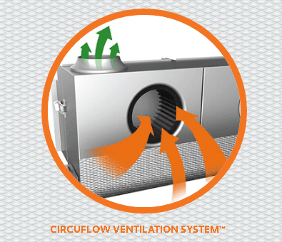 Hestan KVC42OR 42" Chimney Hood - Orange / Citra