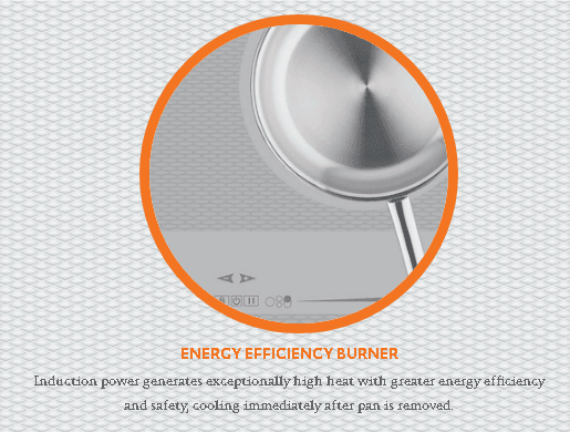 Hestan KIC30MS 30" Induction Cooktop W/ 4 Burners - Metallic Silver