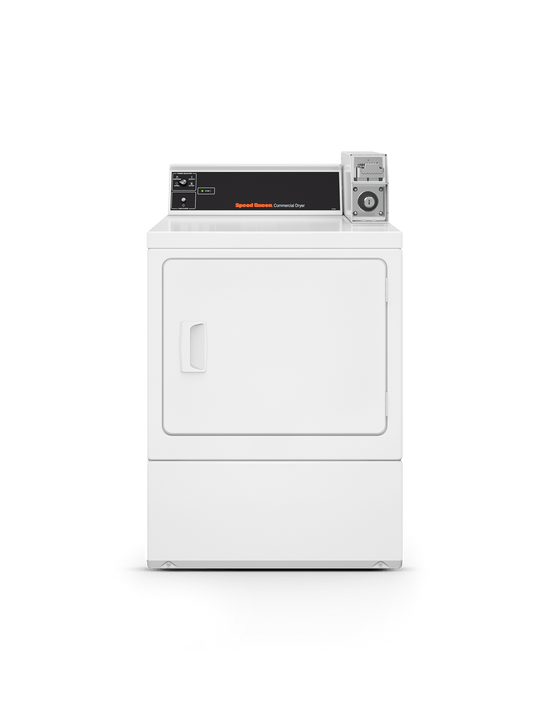 Speed Queen DV4000WE Light Commercial Coin Slide Top Load Matching Dryer - Electric