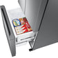 Samsung RF18A5101S9 18 Cu. Ft. Smart Counter Depth 3-Door French Door Refrigerator In Stainless Look