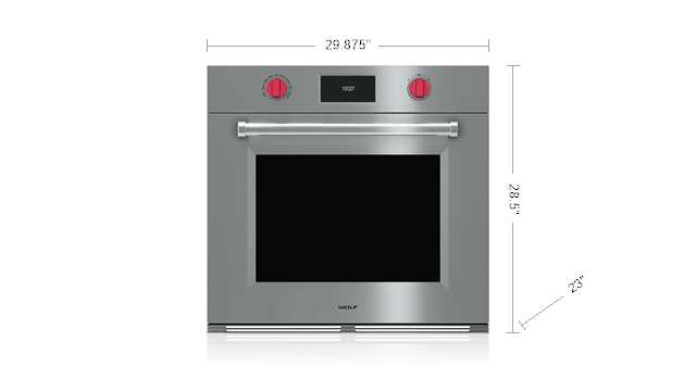 Wolf SO3050PMSP 30" M Series Professional Built-In Single Oven