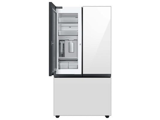 Samsung RF30BB660012 Bespoke 3-Door French Door Refrigerator (30 Cu. Ft.) With Beverage Center™ In White Glass