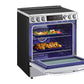 Lg LSEL6335FE 6.3 Cu Ft. Smart Wi-Fi Enabled Probake Convection® Instaview® Electric Slide-In Range With Air Fry