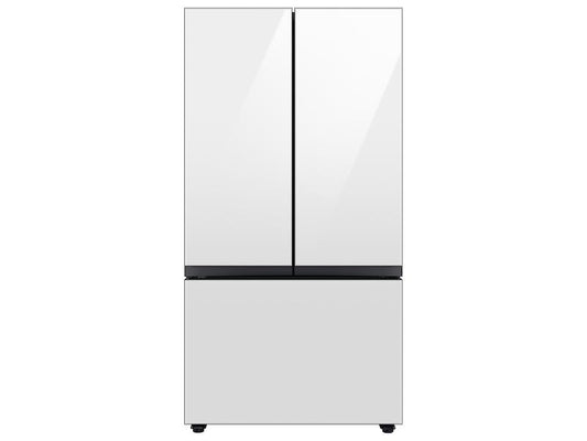 Samsung RF30BB620012 Bespoke 3-Door French Door Refrigerator (30 Cu. Ft.) With Autofill Water Pitcher In White Glass
