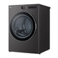 Lg DLGX6701B 7.4 Cu. Ft. Ultra Large Capacity Smart Wi-Fi Enabled Front Load Gas Dryer With Turbosteam™ And Built-In Intelligence