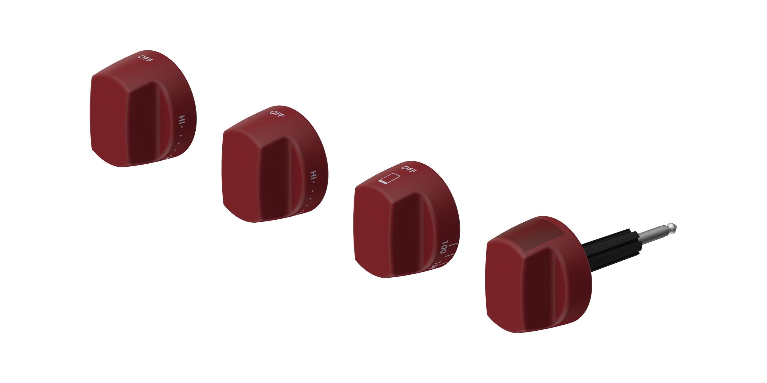 Wolf 9039689 Red Knobs