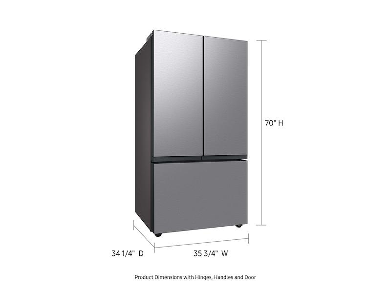 Samsung RF30BB6600QL Bespoke 3-Door French Door Refrigerator (30 Cu. Ft.) With Beverage Center™ In Stainless Steel