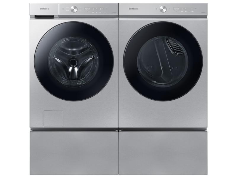 Samsung DVE53BB8700T Bespoke 7.6 Cu. Ft. Ultra Capacity Electric Dryer With Super Speed Dry And Ai Smart Dial In Silver Steel