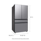 Samsung RF29BB8600QL Bespoke 4-Door French Door Refrigerator (29 Cu. Ft.) With Beverage Center™ In Stainless Steel