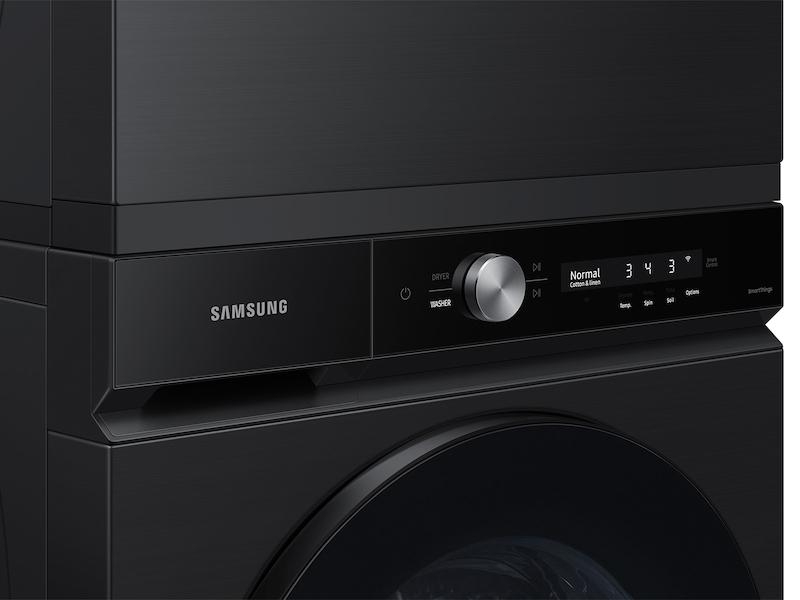 Samsung DVG53BB8700V Bespoke 7.6 Cu. Ft. Ultra Capacity Gas Dryer With Super Speed Dry And Ai Smart Dial In Brushed Black