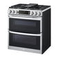 Lg LTGL6937F 6.9 Cu. Ft. Smart Instaview® Gas Double Oven Slide-In Range With Probake® Convection, Air Fry, And Air Sous Vide