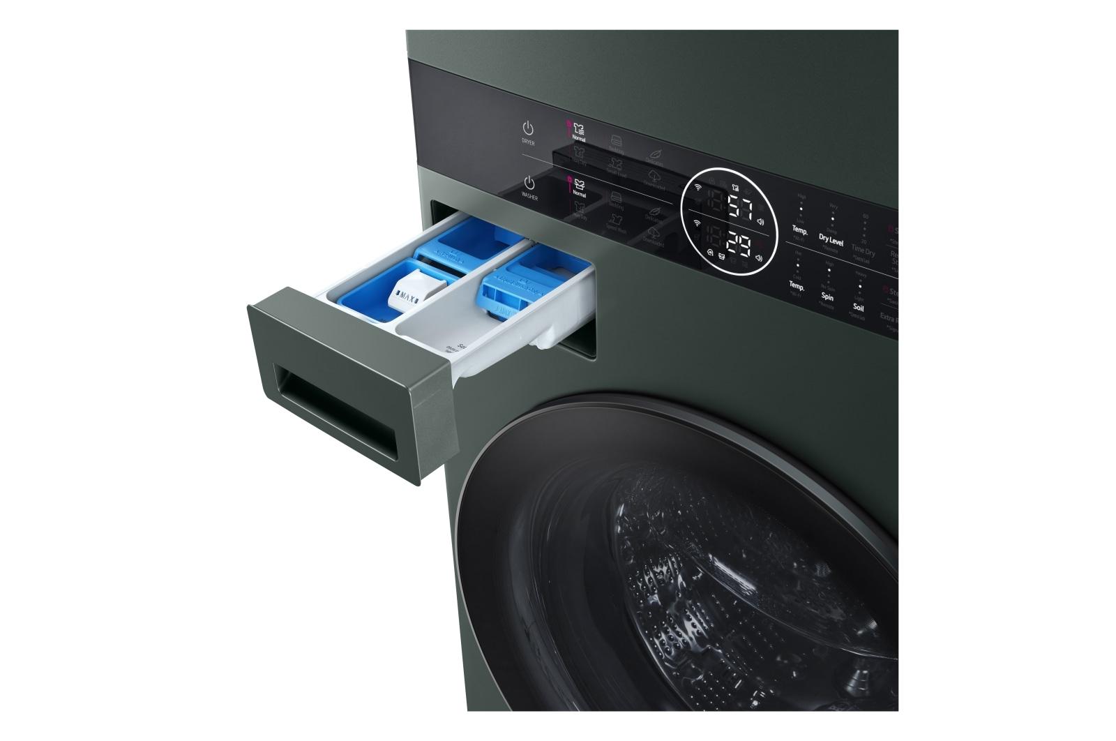 Lg WKGX201HGA Single Unit Front Load Lg Washtower&#8482; With Center Control&#8482; 4.5 Cu. Ft. Washer And 7.4 Cu. Ft. Gas Dryer