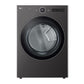 Lg DLGX6701B 7.4 Cu. Ft. Ultra Large Capacity Smart Wi-Fi Enabled Front Load Gas Dryer With Turbosteam™ And Built-In Intelligence